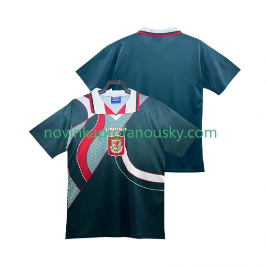 Wales Dres 1995 Retro Venkovní Fotbalové Dresy pro Muže 1994 Krátký rukáv