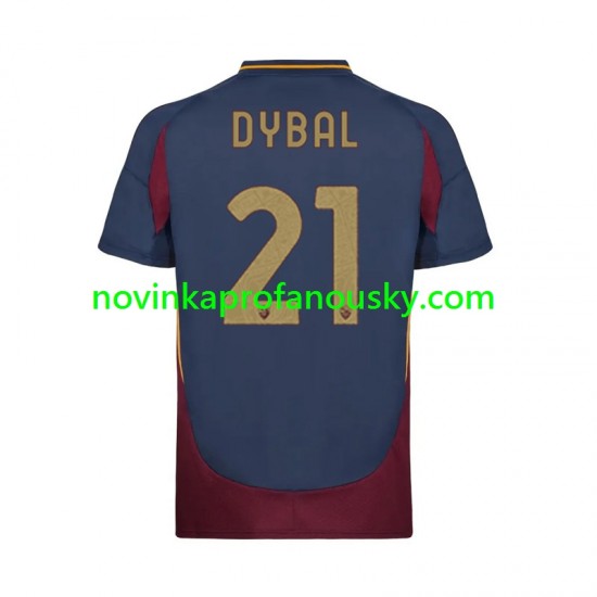 AS Řím Dres Paulo Dybala 21 Alternativní Fotbalové Dresy pro Muže 2024-2025 Krátký rukáv