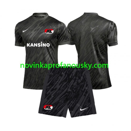 AZ Alkmaar Dres Brankářské Venkovní Fotbalové Dresy pro Děti 2024-2025 Krátký rukáv