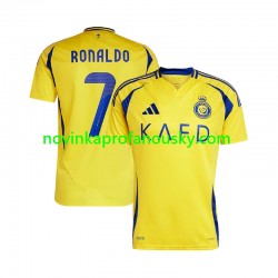 Dres Al Nassr Cristiano Ronaldo 7 Domácí Fotbalové Dresy pro Muže 2024-2025 Krátký rukáv