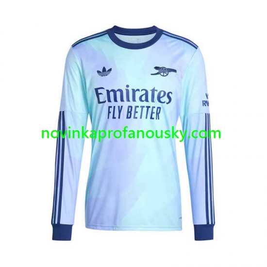 Arsenal Dres Alternativní Fotbalové Dresy pro Muže 2024-2025 Dlouhý rukáv