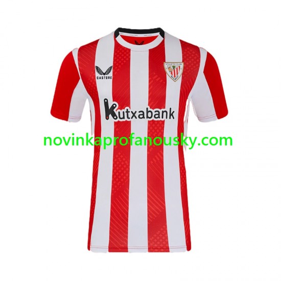 Athletic Bilbao Dres Domácí Fotbalové Dresy pro Muže 2024-2025 Krátký rukáv