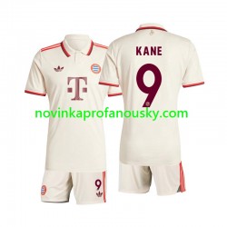 FC Bayern Mnichov Dres Kane 9 Alternativní Fotbalové Dresy pro Děti 2024-2025 Krátký rukáv