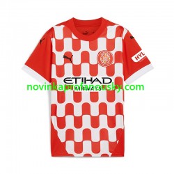 Dres Girona Domácí Fotbalové Dresy pro Muže 2024-2025 Krátký rukáv