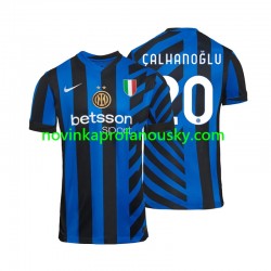 Inter Milán Dres Hakan Calhanoglu 20 Domácí Fotbalové Dresy pro Muže 2024-2025 Krátký rukáv
