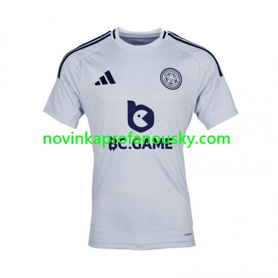 Leicester City Dres Alternativní Fotbalové Dresy pro Muže 2024-2025 Krátký rukáv