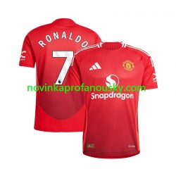 Manchester United Dres Cristiano Ronaldo 7 Domácí Fotbalové Dresy pro Muže 2024-2025 Krátký rukáv