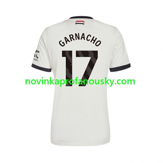 Manchester United Dres GARNACHO 17 Alternativní Fotbalové Dresy pro Muže 2024-2025 Krátký rukáv