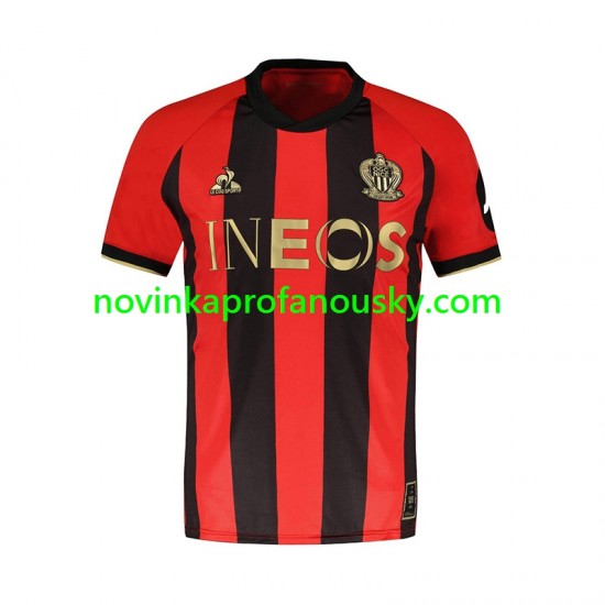 OGC Nice Dres Domácí Fotbalové Dresy pro Muže 2024-2025 Krátký rukáv