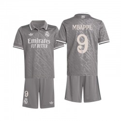 Real Madrid Dres Mbappé 9 Alternativní Fotbalové Dresy pro Děti 2024-2025 Krátký rukáv