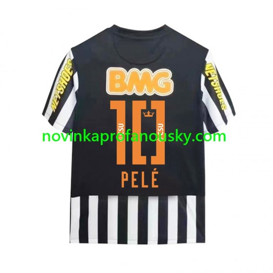 Dres Santos PELE 10 -2012 Retro Venkovní Fotbalové Dresy pro Muže 2011 Krátký rukáv