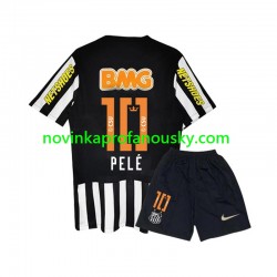 Dres Santos PELE 10 -2012 Retro Venkovní Fotbalové Dresy pro Děti 2011 Krátký rukáv