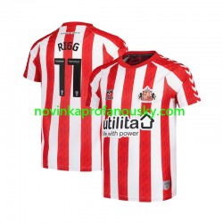 Dres Sunderland Chris Rigg 11 Domácí Fotbalové Dresy pro Muže 2024-2025 Krátký rukáv