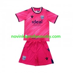 West Bromwich Albion Dres Alternativní Fotbalové Dresy pro Děti 2024-2025 Krátký rukáv
