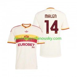 AS Řím Dres Donyell Malen 14 Venkovní Fotbalové Dresy pro Muže 2026-2027 Krátký rukáv