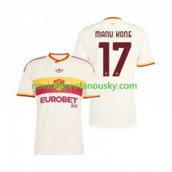 AS Řím Dres Manu Kone 17 Venkovní Fotbalové Dresy pro Muže 2026-2027 Krátký rukáv