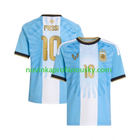 Argentina Dres Lionel Messi 10 Special Domácí Fotbalové Dresy pro Muže 2026-2027 Krátký rukáv