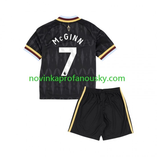 Aston Villa Dres John McGinn 7 Venkovní Fotbalové Dresy pro Děti 2026-2027 Krátký rukáv