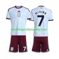 Aston Villa Dres John McGinn 7 Alternativní Fotbalové Dresy pro Děti 2026-2027 Krátký rukáv