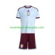 Aston Villa Dres Alternativní Fotbalové Dresy pro Děti 2026-2027 Krátký rukáv