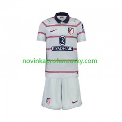 Atlético Madrid Dres Alternativní Fotbalové Dresy pro Děti 2026-2027 Krátký rukáv