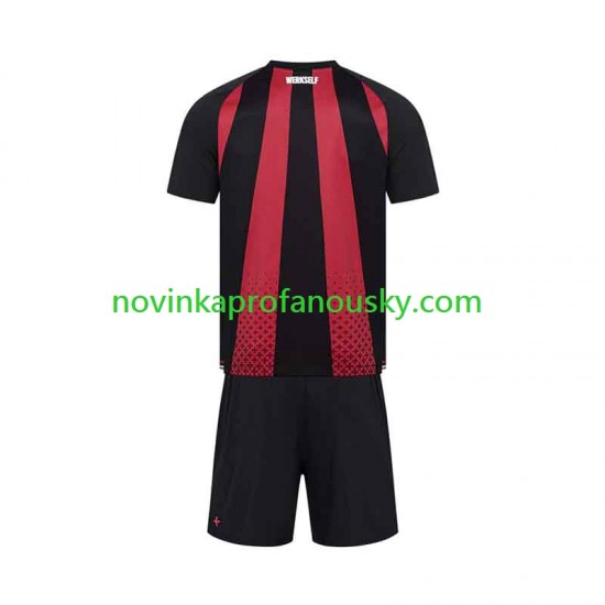 Bayer 04 Leverkusen Dres Domácí Fotbalové Dresy pro Děti 2026-2027 Krátký rukáv