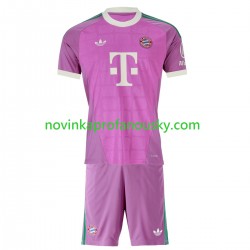 FC Bayern Mnichov Dres Brankářské Alternativní Fotbalové Dresy pro Děti 2026-2027 Krátký rukáv