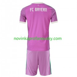 FC Bayern Mnichov Dres Brankářské Alternativní Fotbalové Dresy pro Děti 2026-2027 Krátký rukáv