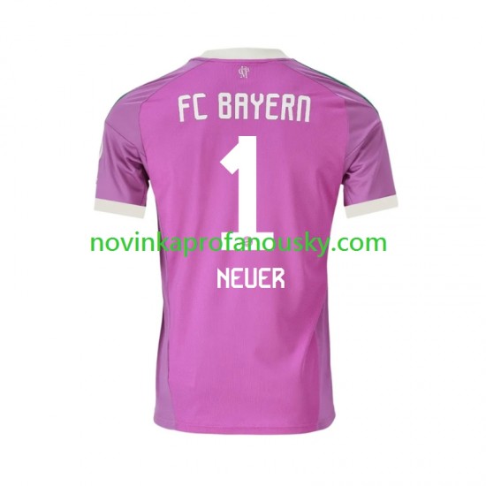 FC Bayern Mnichov Dres Manuel Neuer 1 Brankářské Alternativní Fotbalové Dresy pro Muže 2026-2027 Krátký rukáv