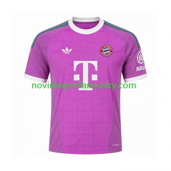 FC Bayern Mnichov Dres Brankářské Alternativní Fotbalové Dresy pro Muže 2026-2027 Krátký rukáv