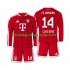 FC Bayern Mnichov Dres Luis Diaz 14 Domácí Fotbalové Dresy pro Děti 2026-2027 Dlouhý rukáv