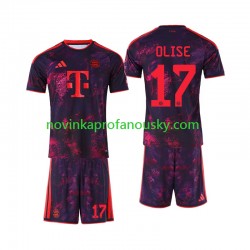 FC Bayern Mnichov Dres Michael Olise 17 Alternativní Fotbalové Dresy pro Děti 2026-2027 Krátký rukáv