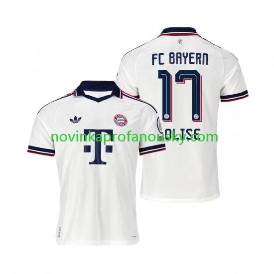 FC Bayern Mnichov Dres Michael Olise 17 Venkovní Fotbalové Dresy pro Muže 2026-2027 Krátký rukáv
