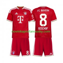 FC Bayern Mnichov Dres Tom Bischof 8 Domácí Fotbalové Dresy pro Děti 2026-2027 Krátký rukáv