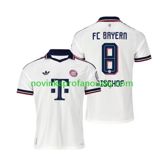 FC Bayern Mnichov Dres Tom Bischof 8 Venkovní Fotbalové Dresy pro Muže 2026-2027 Krátký rukáv