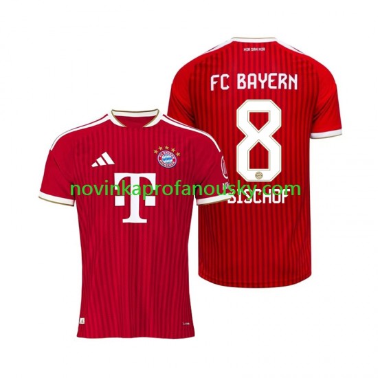FC Bayern Mnichov Dres Tom Bischof 8 Domácí Fotbalové Dresy pro Muže 2026-2027 Krátký rukáv