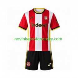 Dres Brentford Domácí Fotbalové Dresy pro Děti 2026-2027 Krátký rukáv