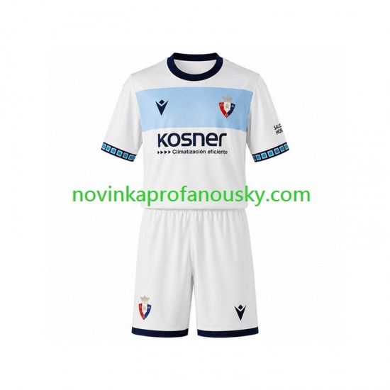 CA Osasuna Dres Venkovní Fotbalové Dresy pro Děti 2026-2027 Krátký rukáv