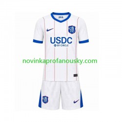 Chelsea Dres Alternativní Fotbalové Dresy pro Děti 2026-2027 Krátký rukáv