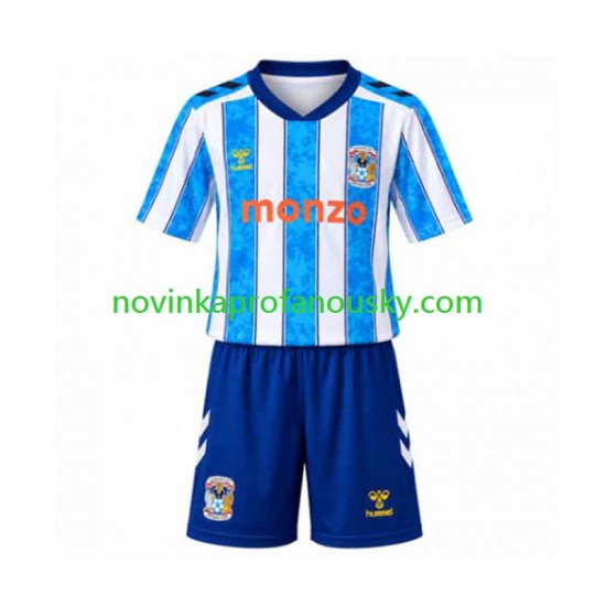 Dres Coventry City Domácí Fotbalové Dresy pro Děti 2026-2027 Krátký rukáv
