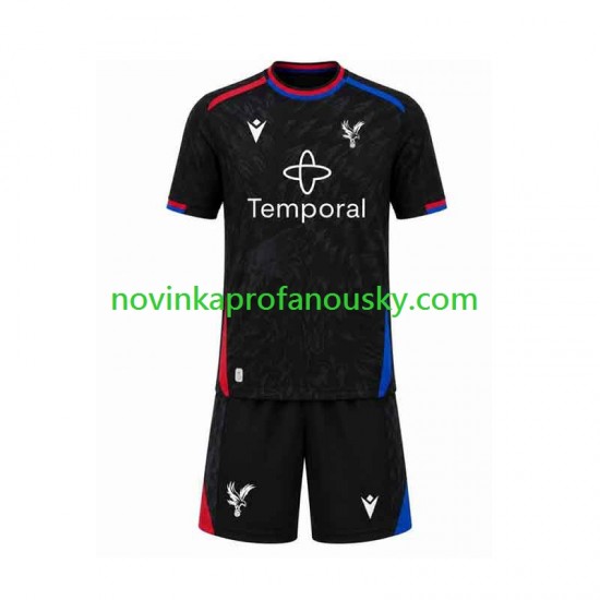 Crystal Palace Dres Venkovní Fotbalové Dresy pro Děti 2026-2027 Krátký rukáv