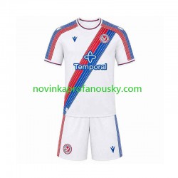 Crystal Palace Dres Domácí Fotbalové Dresy pro Děti 2026-2027 Krátký rukáv