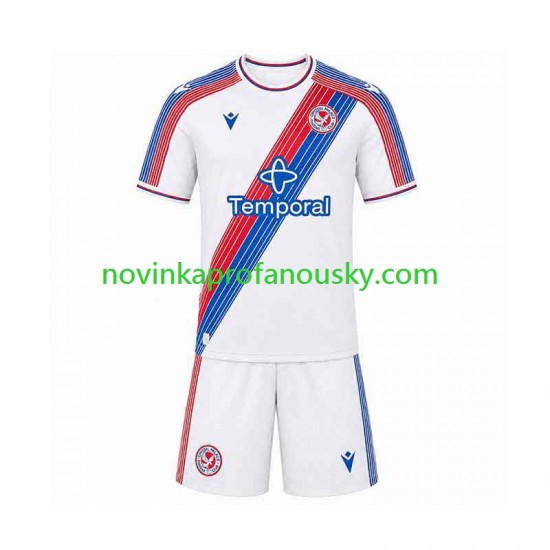 Crystal Palace Dres Domácí Fotbalové Dresy pro Děti 2026-2027 Krátký rukáv