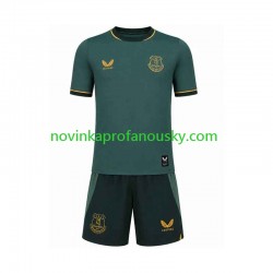 Everton Dres Alternativní Fotbalové Dresy pro Děti 2026-2027 Krátký rukáv