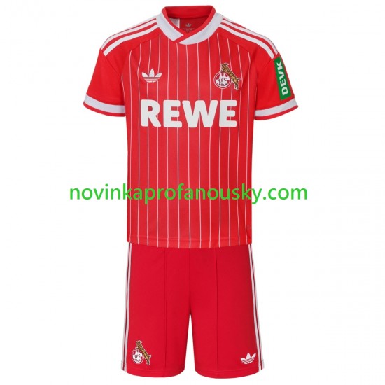 FC Köln Dres Alternativní Fotbalové Dresy pro Děti 2026-2027 Krátký rukáv