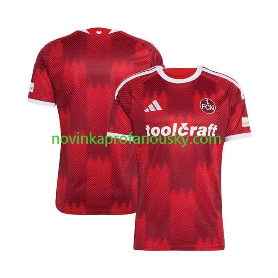 Dres FC Nurnberg Domácí Fotbalové Dresy pro Muže 2026-2027 Krátký rukáv