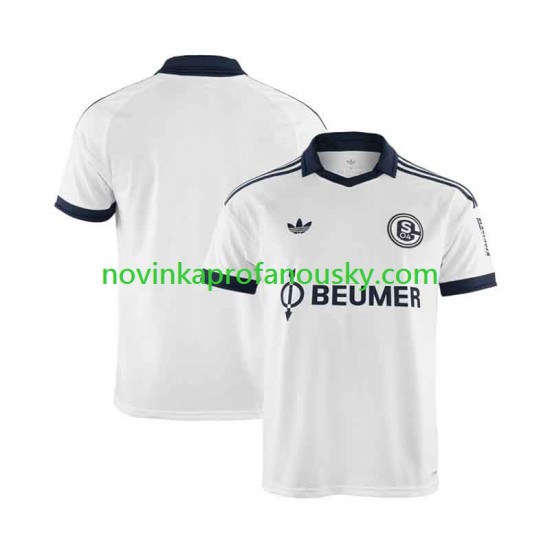 FC Schalke 04 Dres Venkovní Fotbalové Dresy pro Muže 2026-2027 Krátký rukáv