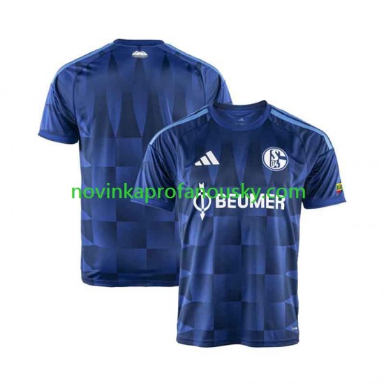 FC Schalke 04 Dres Domácí Fotbalové Dresy pro Muže 2026-2027 Krátký rukáv