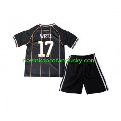 Německo Dres Florian Wirtz 17 Alternativní Fotbalové Dresy pro Děti MS ve fotbale 2026 Krátký rukáv