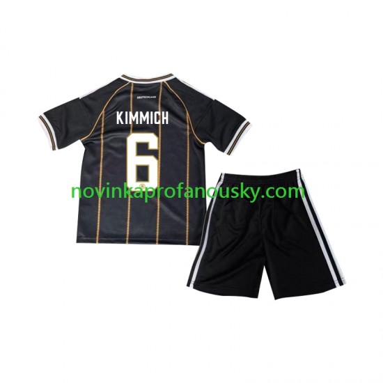 Německo Dres Joshua Kimmich 6 Alternativní Fotbalové Dresy pro Děti MS ve fotbale 2026 Krátký rukáv